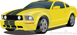 Yellow Mustang Cliparts - Cliparts Zone