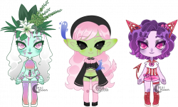 3 Closed Species | OPEN set price by lesimoon on DeviantArt