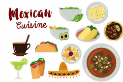 Mexico Clip Art, mexican food clipart, mexican cuisine Tacos Tamales Birria  Buritos Carnitas Nachos Margaritas Guacamole Tamales Champurrado
