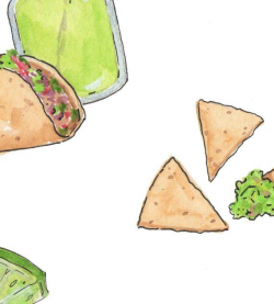 Watercolor Tacos & Margaritas Illustrations - Digital ...