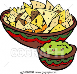 EPS Vector - Nachos tortilla chips. Stock Clipart ...