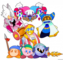 Kirby and the gang by Nacho-Cheese1 on DeviantArt