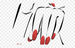 Nail Clipart Nail Salon - Logo De Manicura Png Transparent ...