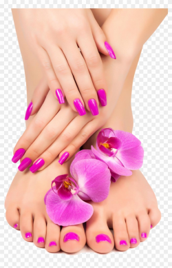 And Feet Close-up Pedicure Lotion Nail Manicure Clipart ...
