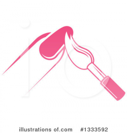 Nail Polish Clipart #1333592 - Illustration by ...