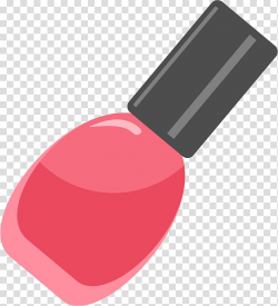 Nail polish Red Make-up, Red nail polish transparent ...
