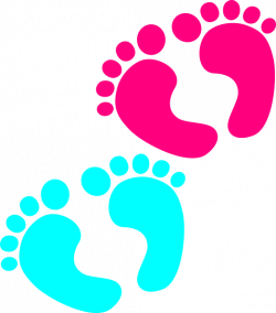 Baby Feet Clip Art at Clker.com - vector clip art online, royalty ...