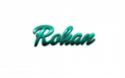 Rohan Name Logo PNG | PNG Names