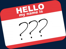 Hello My Name Is What, Red, White, English PNG Image and Clipart for ...