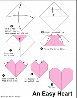Easy Origami Heart | DIY/Crafts | Pinterest | Origami paper, Paper ...
