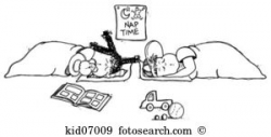 Nap Time Clipart Black And White