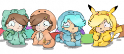 Gravity Falls - Pokemon Sleepover by Celestabell on DeviantArt