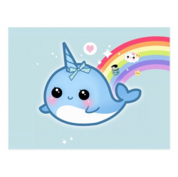 Image result for Narwhal chibi | narwhals in 2019 | Kawaii ...
