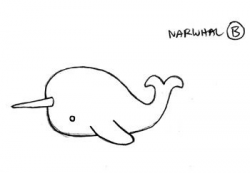 i love simplicity. | My Style | Narwhal drawing, Easy ...