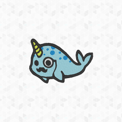 Patch Fancy Narwhal from Fenyx Design