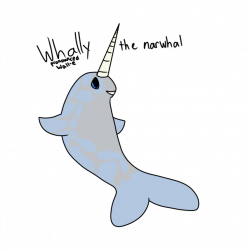 Whally the narwhal by Red-Vulpix on DeviantArt