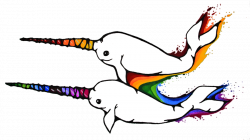Rainbow Narwhals! <3 | Narwhals | Pinterest