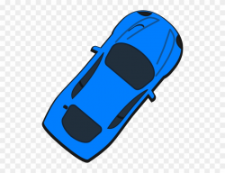 Blue Car Clip Art At Clker Com - Clipart From Top Car Gif ...