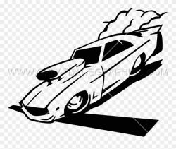 Clip Stock Cars Svg Dirt Track - Drag Racing - Png Download ...