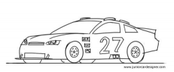 How To Draw A Nascar Race Car Step By Step in 2019 | Face ...