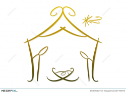 Abstract Nativity Symbol Illustration 27192072 - Megapixl