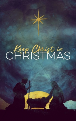 Keep Christ In Christmas Church Bulletin | Christmas Bulletins