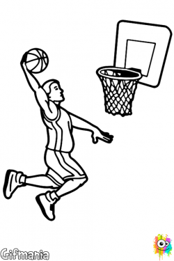 basketball slam dunk #basketball #slamdunk #drawing | Baskets ...