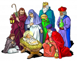Holy Family Nativity of Jesus Christmas Nativity scene Clip ...