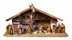 Christmas Nativity Scene Angel on Roof transparent PNG - StickPNG