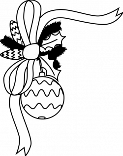 Best Christmas Clipart Black And White #7304 - Clipartion.com