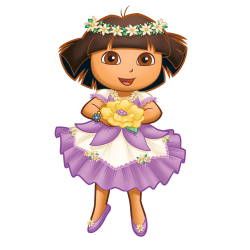 Templates, cliparts and more: Dora the Explorer items