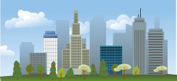 Cityscape Drawing Skyline free commercial clipart - Building,City ...