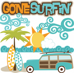 Gone Surfin' - SVG Scrapbooking files | Cuttable Scrapbook SVG Files ...