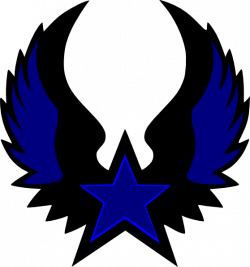Navy Blue Star Emblem Clip Art at Clker.com - vector clip art online ...