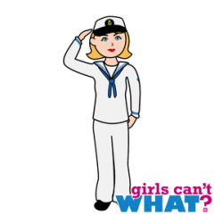 Navy Sailor Girl Gifts | Girls Can't WHAT?