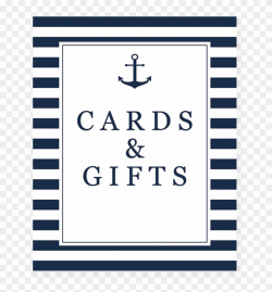 Nautical Gifts Sign Printable Navy And White Stripes ...