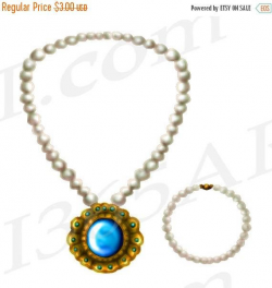 50% OFF Jewelry Clipart, Jewelry Clip art, Pearl Necklace Clipart ...