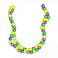 28+ Collection of Mardi Gras Bead Necklace Clipart | High quality ...