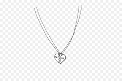 Heart Drawing clipart - Necklace, Drawing, Line, transparent ...