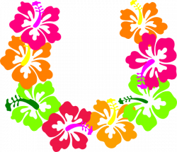 Hibiscus Flowers Lei Clip Art at Clker.com - vector clip art online ...