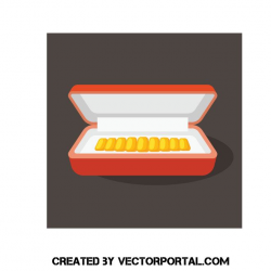 Bracelet in jewelry box clip art | Various vectors | Jewelry ...