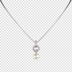 Earring Necklace Diamond, pendant transparent background PNG ...