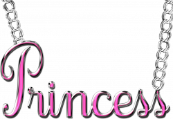 Graphic Free Stock Word Princess Necklace Png By ...