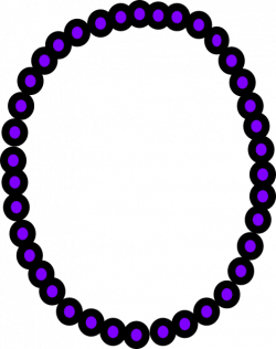Necklace Purple Beads Clip Art at Clker.com - vector clip ...