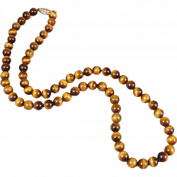 Tiger Eye Necklace - clipart