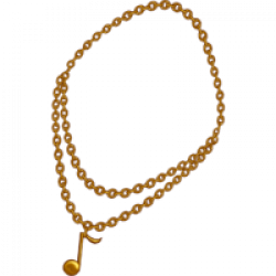 Rapper Gold Chain Png
