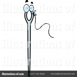 Needle Clipart #1050028 - Illustration by Cory Thoman