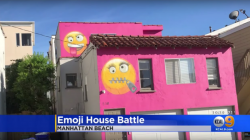 Woman Paints Giant Emojis on Her House—and Neighbors Say ...