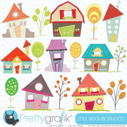 BUY20GET10 - House clipart commercial use, vector graphics ...