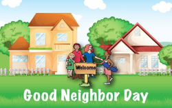 Be A Good Neighbor Every Day: Good Neighbor Day | Clipart ...